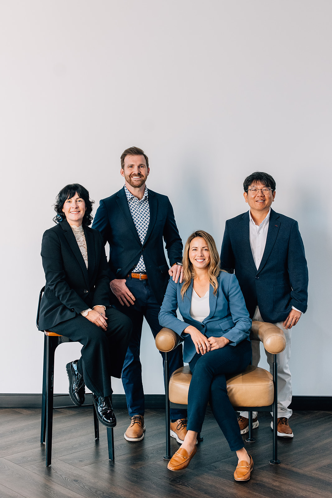 The Lockhart & Company team — CPA firm owners and staff in a studio group portrait