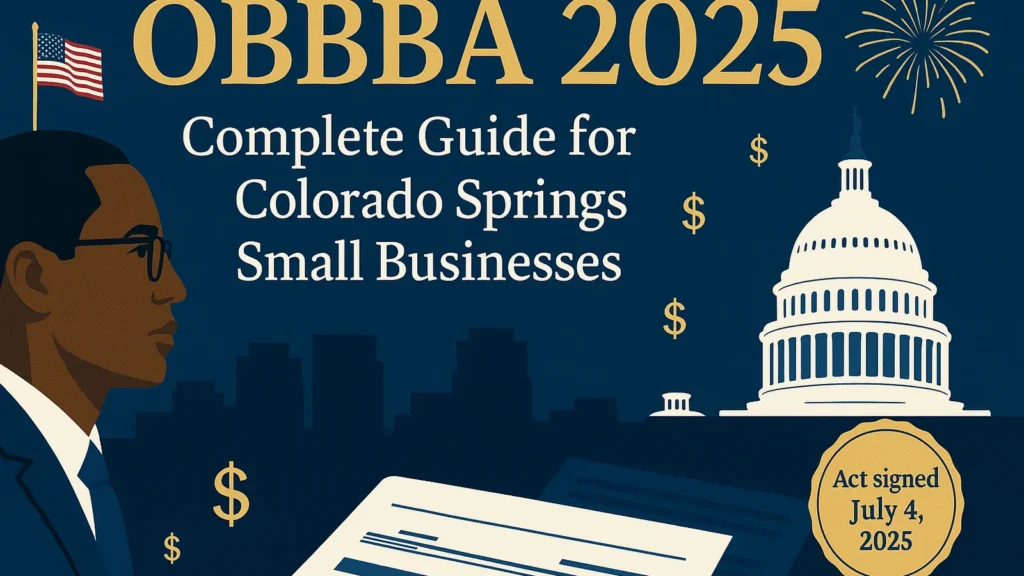 One Big Beautiful Bill Act 2025: Complete Guide for Colorado Springs Small Business Owners